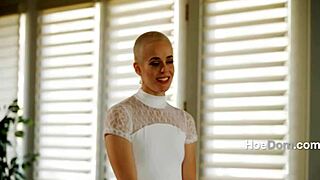 Office affair shifts from paperwork to rough blonde fucking