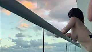 I feel strap-on love with this brunette milf in cancun