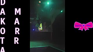 Dakota Marr Rips Clothes Pole Dancing