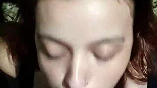 the greedy girl sucks the uber driver on the street