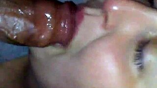 i watch my fat wife swallow cum after blowjob