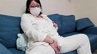 A Frustrated Housewife Masturbates Wildly with Big Tits in Full Japanese Video