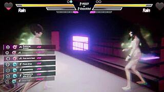 lesbian battle turns into intense assfucking and fingering fun