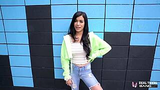 yo, real teen 18+ savannah sixx getting drilled at porn casting in car! 😍