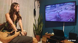 He wanted to play video games, but I craved anal action instead