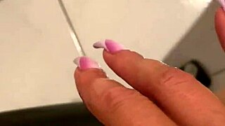 Blonde European Babe with Small 18+ Tits Masturbates in Homemade Video While Parents Are Home in Bed