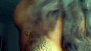 The tattooed prostitute showcases her body in a steamy anal session