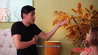 Petite Latina Teen and Busty Milf Elizabeth Lara in Quickie Fuck and Blowjob