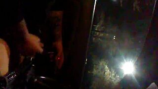 Jerking Off Cock In Public Car