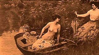 vintage erotic animation with bent-over doggystyle and hairy retro vibes