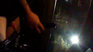 Jerking Off Cock In Public Car