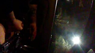 Jerking Off Cock In Public Car
