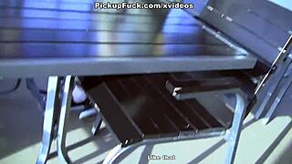 REAL FACIAL for SEXY SNOWBOARD BABE scene 2