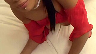 i tried throating this huge black cock but my pussy took it deeper.