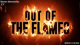 Blonde's Anal Adventure Ignites Flames