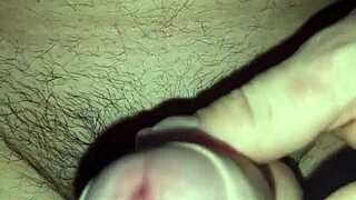 man, alex from sweetligthcouple jerking off solo with cum