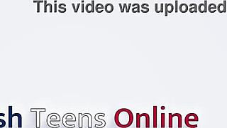 I, the British college student, get edged and teased by my teacher on the desk