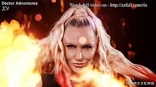 Blonde's Anal Adventure Ignites Flames