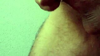 Ella Plays with My Cock's Pre-Cum While Recording Amateur Jerking Session