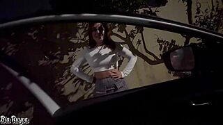 latina teen blows monster cock in public as prostitute 😏