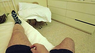 Pregnant wife sucks me on camera