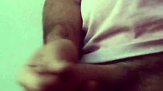 Ella Plays with My Cock's Pre-Cum While Recording Amateur Jerking Session