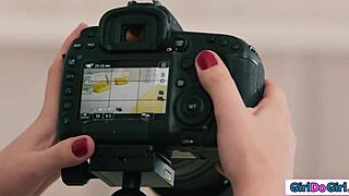 Busty Asian Gets Pussy Licked and Strapon Fucked by GF