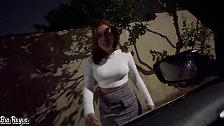 latina teen blows monster cock in public as prostitute 😏