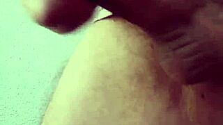 Ella Plays with My Cock's Pre-Cum While Recording Amateur Jerking Session