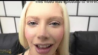 vivian lola in dry casting, getting that anal deep with cream spray