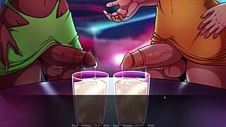 Futadom World: Rough Shemale Anal Threesome at the Pub