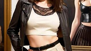 Art lessons illustrated in leather