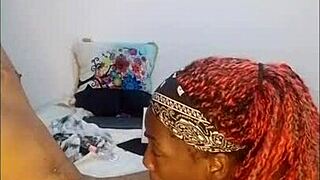 Spit Dripping Down Big Cock Before Swallow