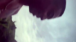 milf enjoys anal orgasm on beach with young lover