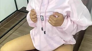 Naughty Teen Masturbates with Stamp Tattoo!