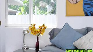 callie black and gaby ortega eating out each others pussies and shows their stepbrother that they can handle a big cock like his