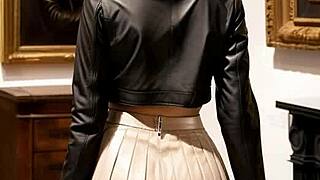 Art lessons illustrated in leather