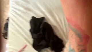 Blonde wife screams as she gives herself to her lover online