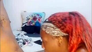 Spit Dripping Down Big Cock Before Swallow