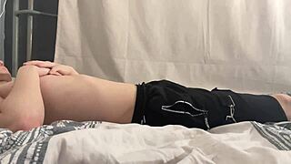 that 19-year-old blonde in the dorm gives her old roommate a deepthroat blowjob.