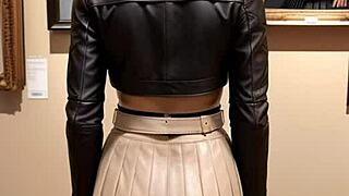 Art lessons illustrated in leather