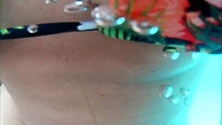 Husband films wife in threesome at hotel pool with Karina and Lucas 😏