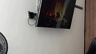 Cute Brunette Surprises Stepbrother With Sloppy Blowjob