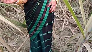 indian desi village babe pissing outdoor in public field