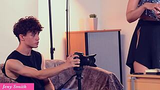 Photographer Captures Earrings and Naked Striptease in Heels.