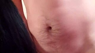 my mature girlfriend gives blowjob with deep throat and swallows cum