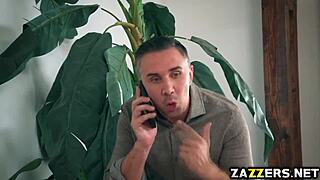 Misty Stone Deepthroats Fan's Massive Cock Emotionally