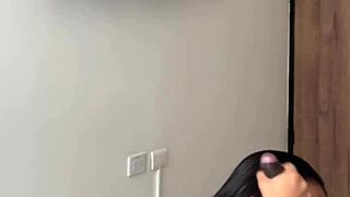 Cute Brunette Surprises Stepbrother With Sloppy Blowjob