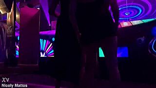 Nicoly and friends in forbidden lesbian swing show