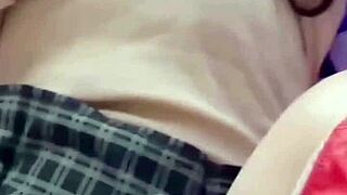 Mexican schoolgirl gets fucked without condom for computer